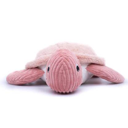 Peluche tortue géante Sauvenou maman et son bébé rose – Les Ptipotos – vue 5