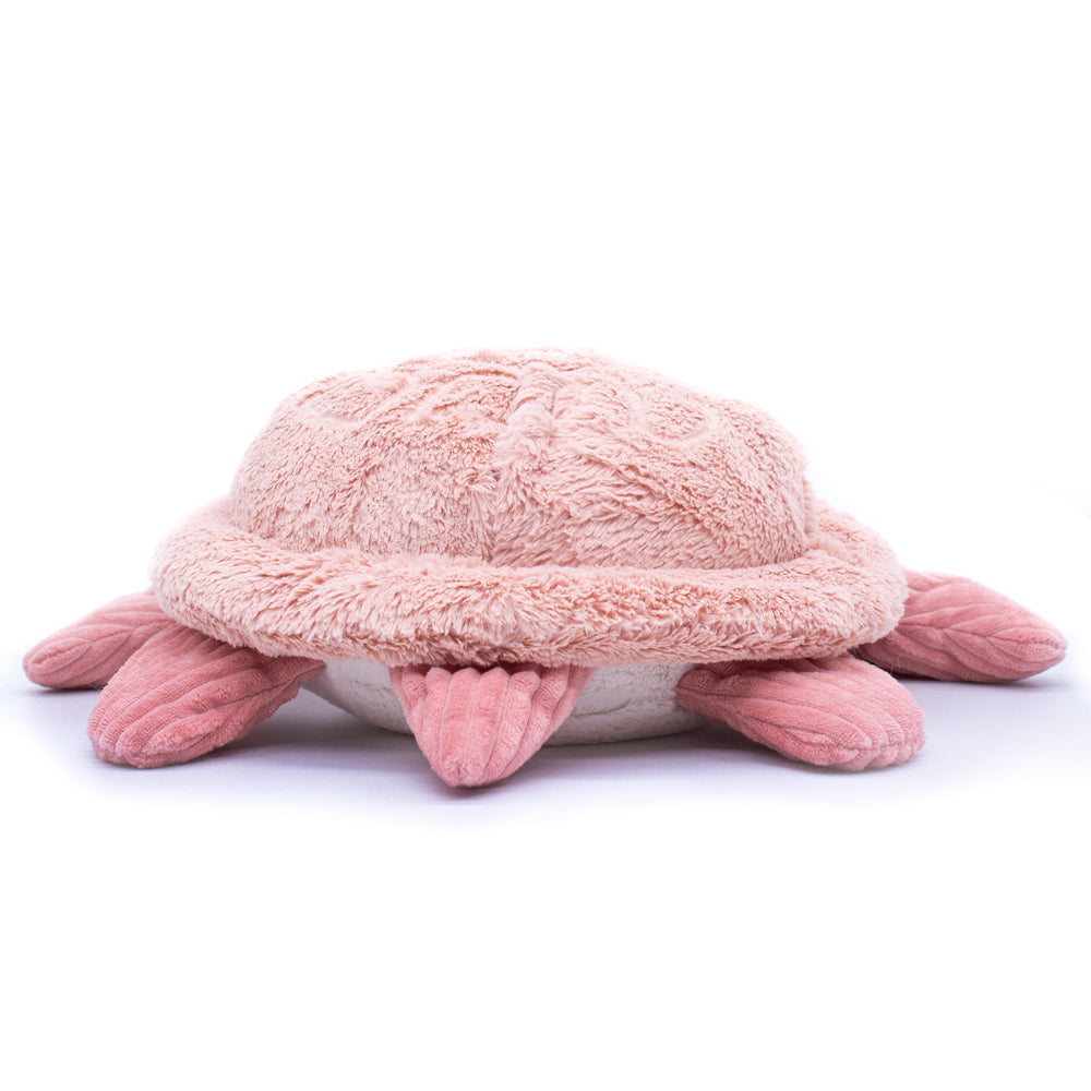 Peluche tortue géante Sauvenou maman et son bébé rose – Les Ptipotos – vue 6