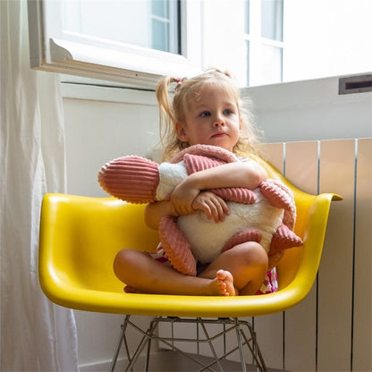 Peluche tortue géante Sauvenou maman et son bébé rose – Les Ptipotos – vue 2