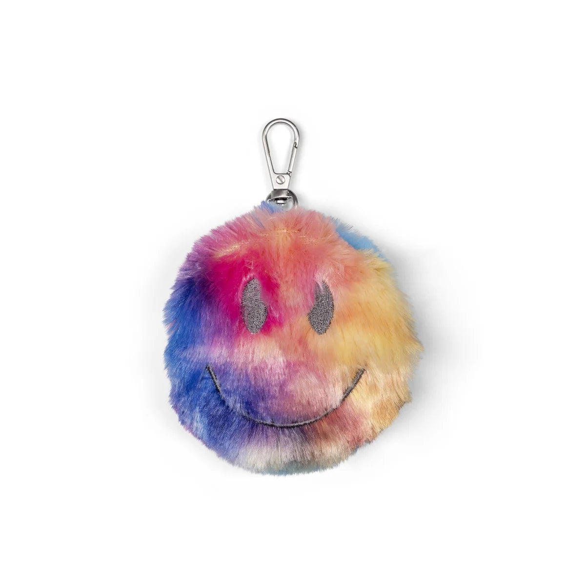 porte cles peluche sourire arc en ciel