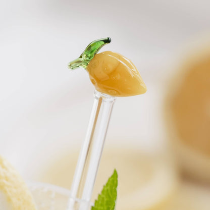 Cocktailrührstäbchen aus Zitronenglas