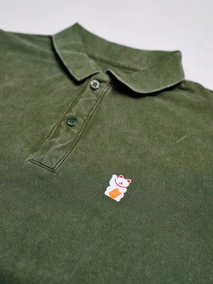 Lucky Cat Polo - Khaki