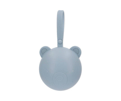 Porte-sucette en silicone Ours océan