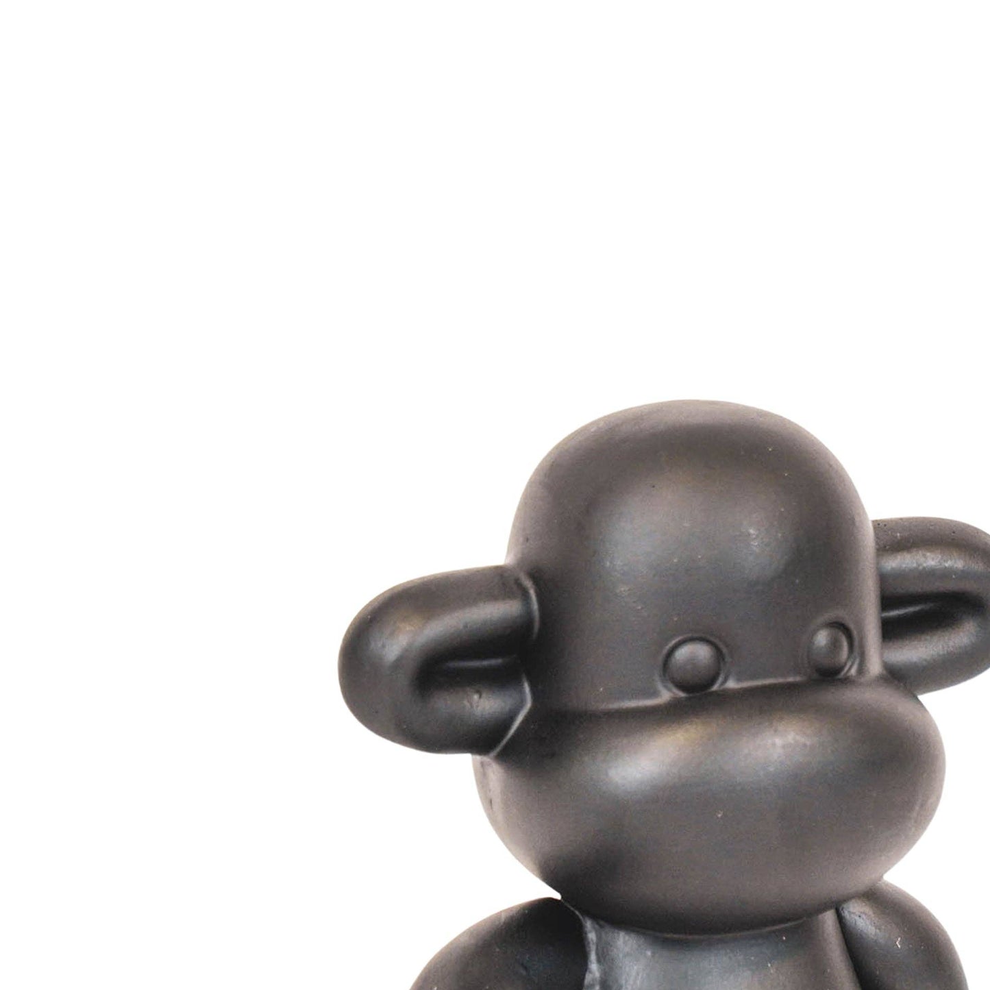 Ornamento - Figurina di scimmia 'The Legend' - Nero - 11x7x19cm
