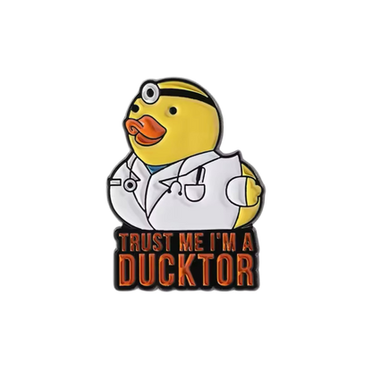 pins canard jaune trust me im ducktor