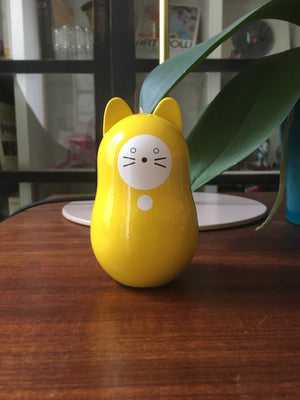 Chat Daruma Jaune “Bonne Fortune”