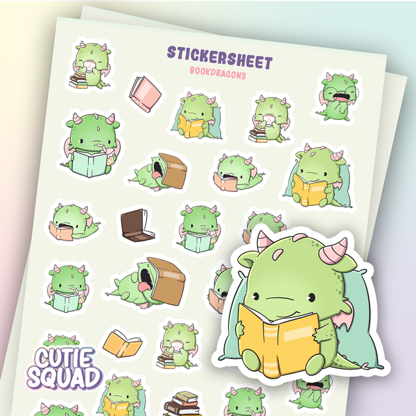 Planches d'autocollants Dragon lecteur