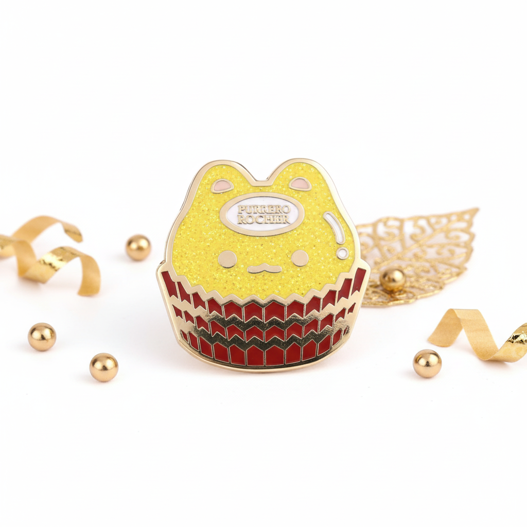 Pin de gato "Purrero Rocher"