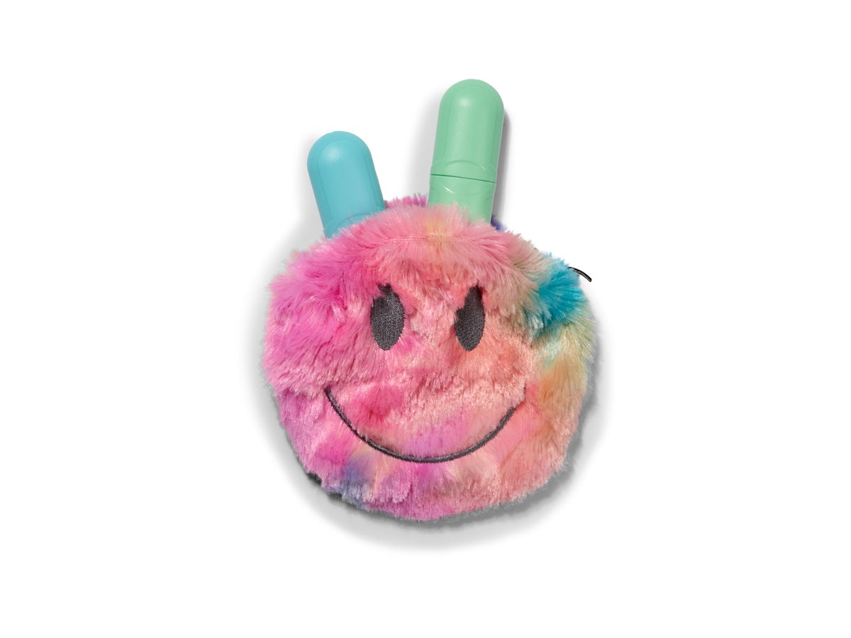 pochette sourire arc en ciel bitten