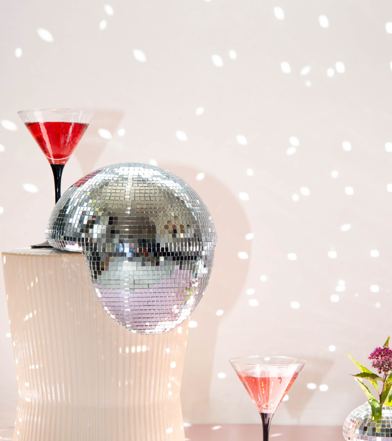 Boule disco fondue