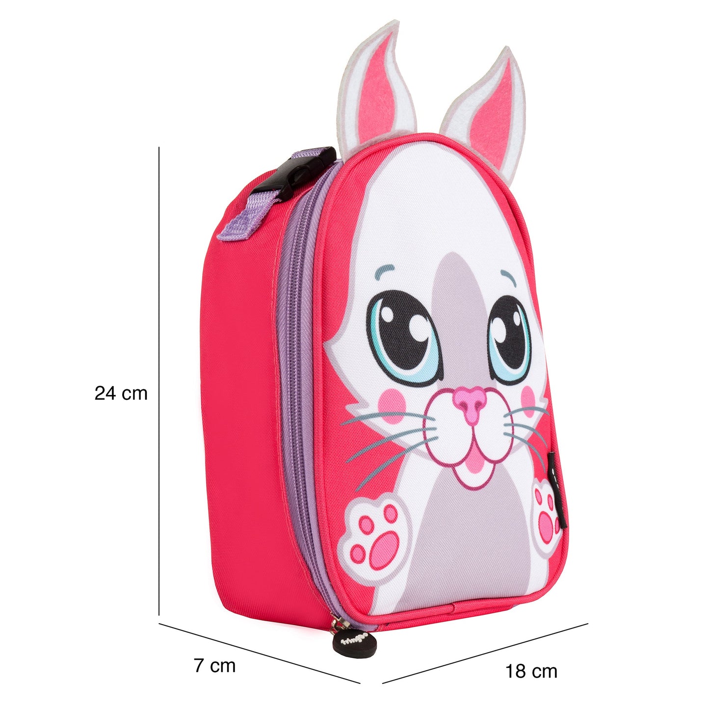 Sac repas – rose chat