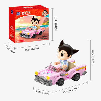 pantasy astro boy fantastic car series voiture vintage rose