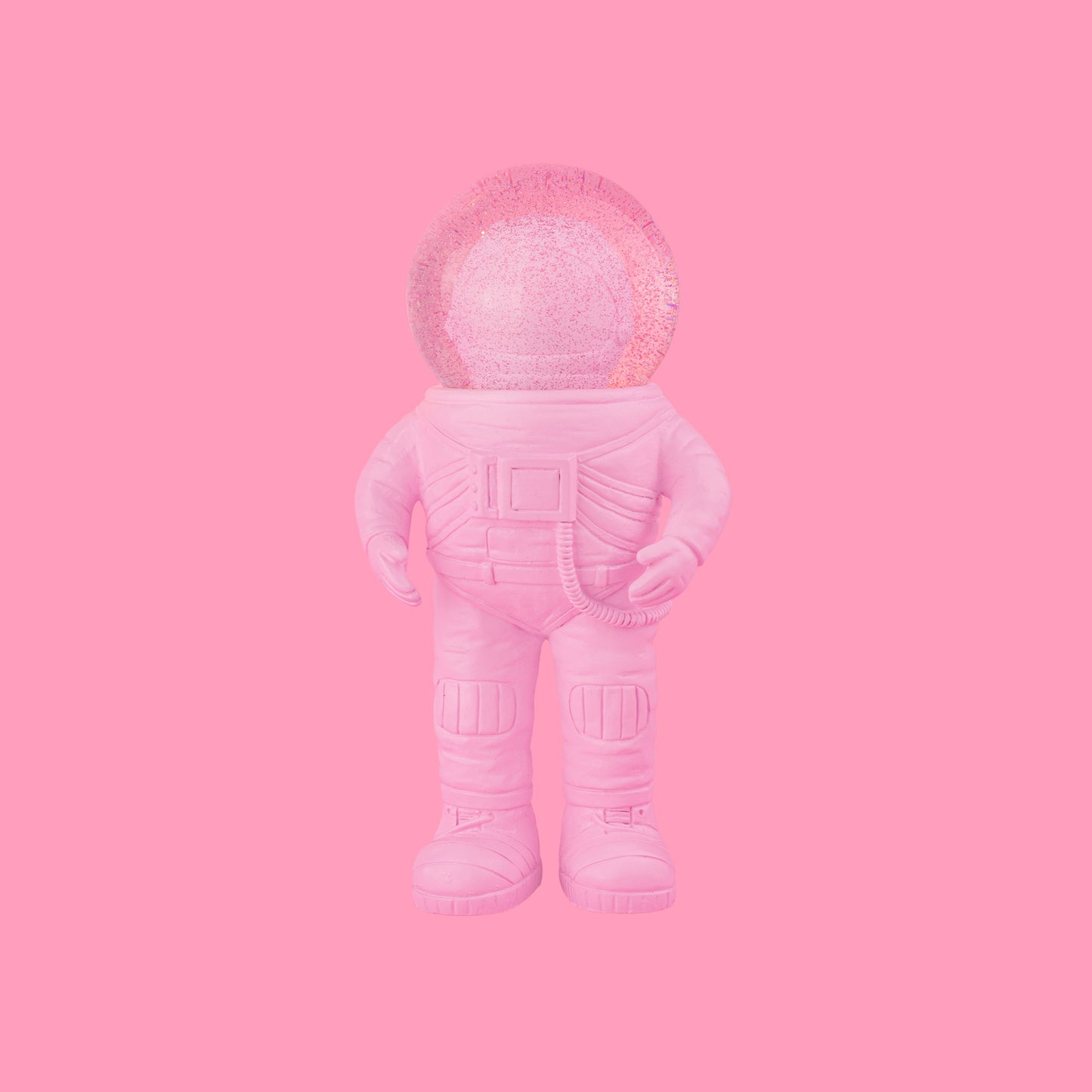 boule a neige astronaute rose donkey
