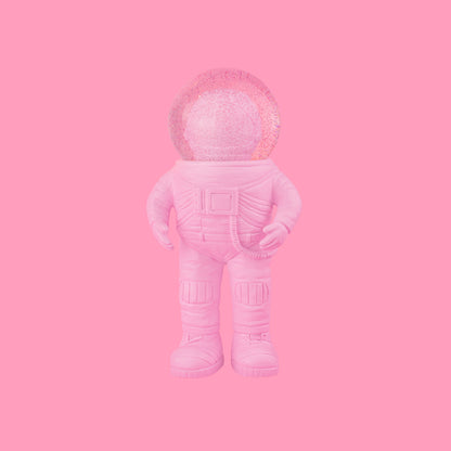 boule a neige astronaute rose donkey
