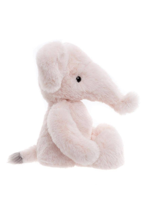 Bear & Me Effie de roze olifant pluche speelgoed - Kauwgom