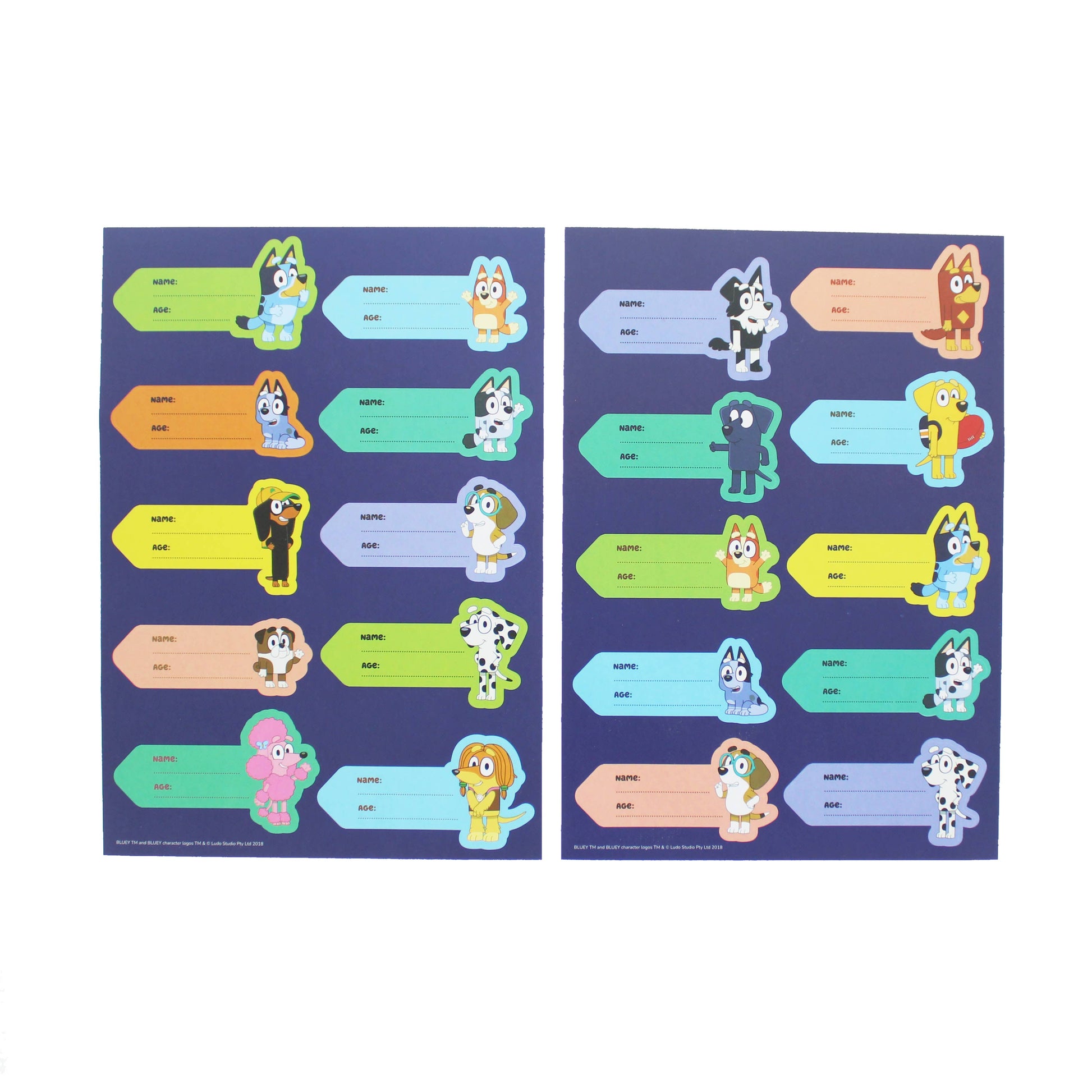 Tableau des – hauteurs de Bluey | Blueprint Collections – vue 9