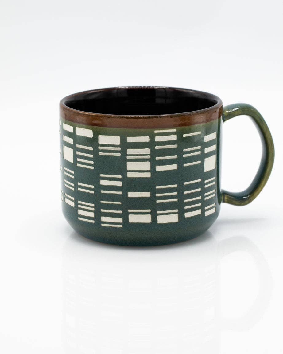 Mug Sculpté à la Main de pour Électrophorèse sur Gel (430 ml) – produit scientifique Cognitive Surplus EU, vue 1