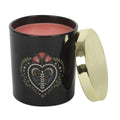 Midnight Bloom Black Floral Tulip Candle
