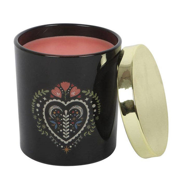 Bougie Tulipe Florale Noire Midnight Bloom