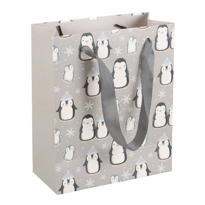 Bolsa de regalo Pingüino de Invierno (23 cm)