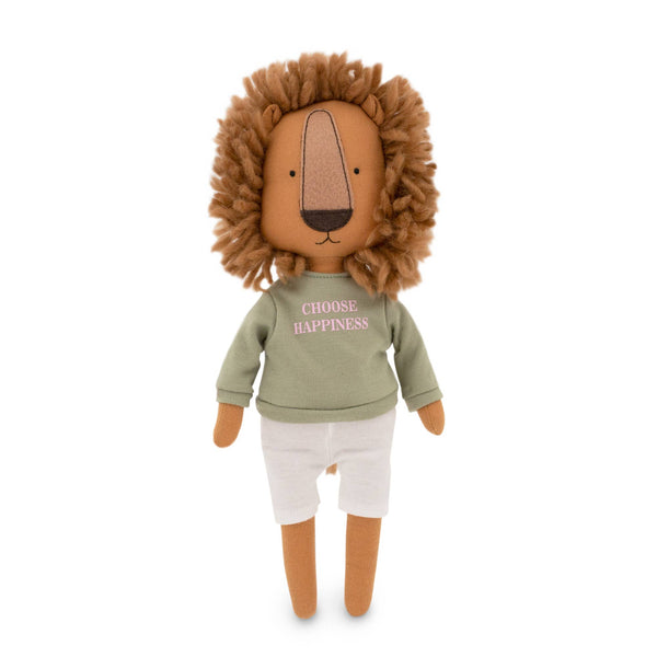 Peluche di Simon il Leone: set di maglietta verde e coda di sirena