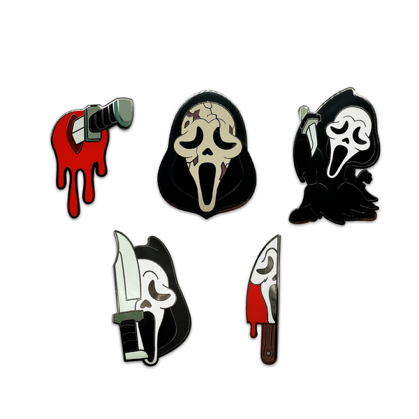 Ghost Face Pin Set