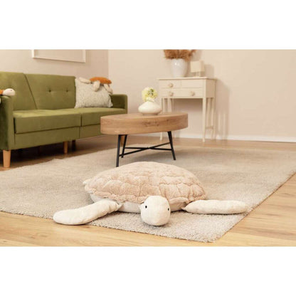 Large XXL sand-colored turtle