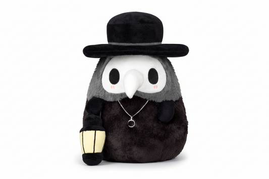 Mini peluche aplastable del Doctor de la Peste
