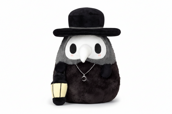 Mini peluche schiacciabile del Dottore della Peste
