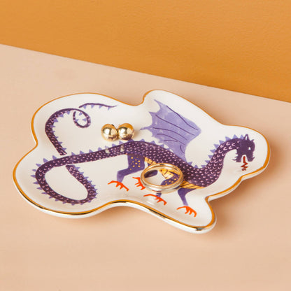 Bandeja de baratijas de brasas de dragón