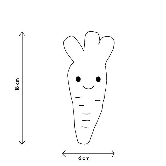 Ensemble Peluche Fruits & Légumes - Amis du Jardin