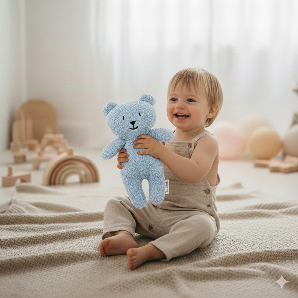Osito de peluche azul