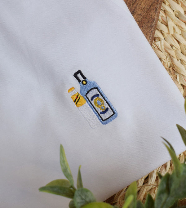 T-Shirt Brodé Bombay Tonic - t-shirt brodé Juste un T-shirt