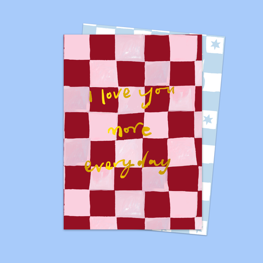 Carte « I Love You More Everyday »