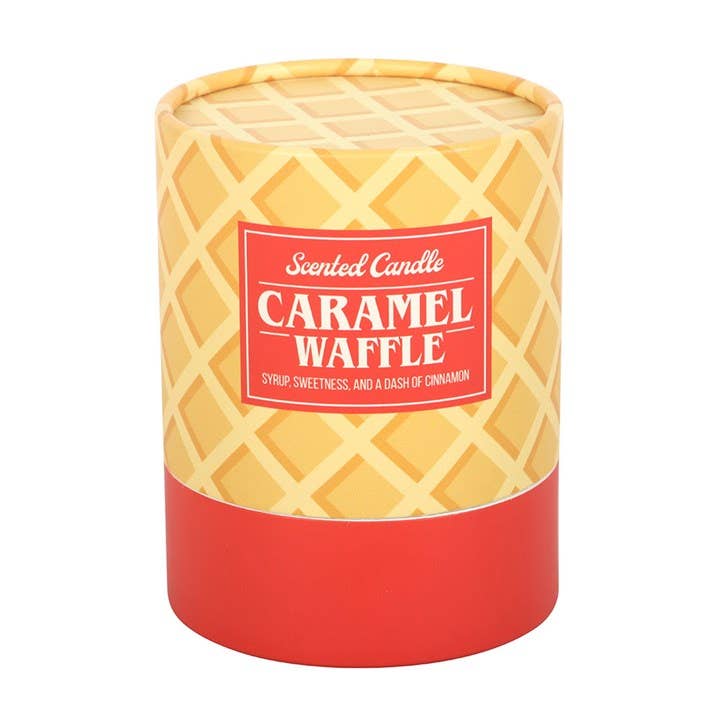 Bougie parfumée au caramel et à la gaufre