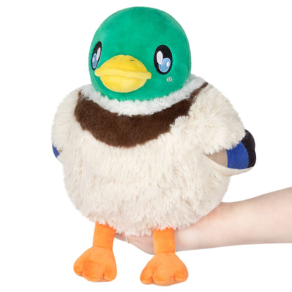 Mini pato de peluche aplastable