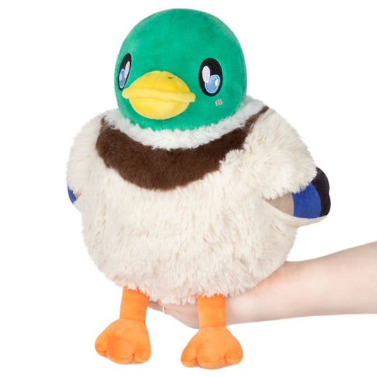 Mini pato de peluche aplastable