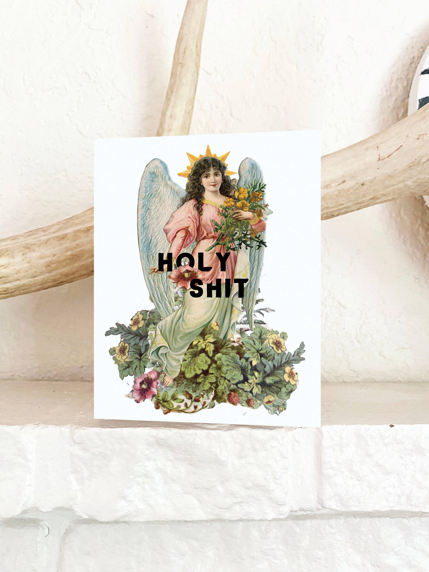 Holy Shit Greeting Card
