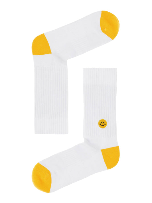 Calcetines con emoji sonriente