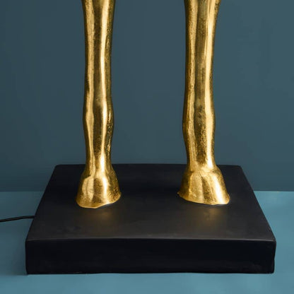 Lampada da terra Amadeus Horse, oro