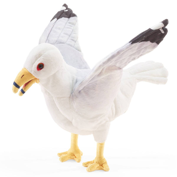 Marionnette à main Mouette / Gull 3235, marionnette à main Folkmanis Folkmanis réaliste