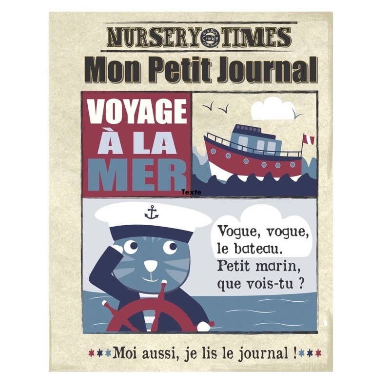 CRINKLY MON PREMIER LIVRE EN TISSU