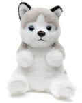 Peluche Husky, Assis - Style Kawaii - 17 cm (Hauteur)