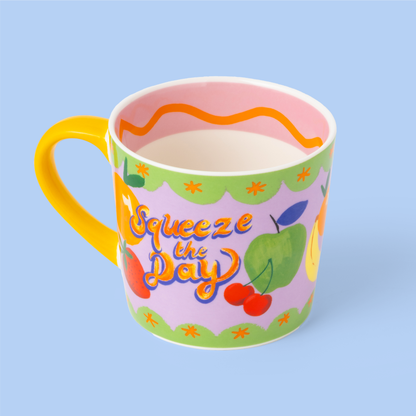 Mug Fruits « Squeeze the Day »