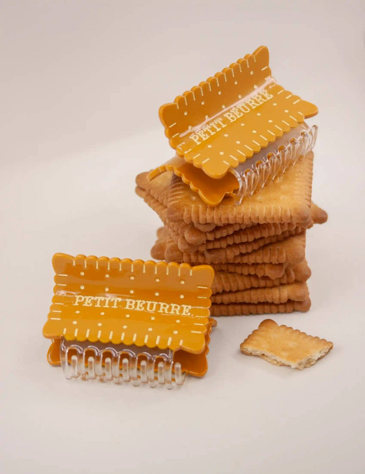 Petit Beurre biscuit haarclip