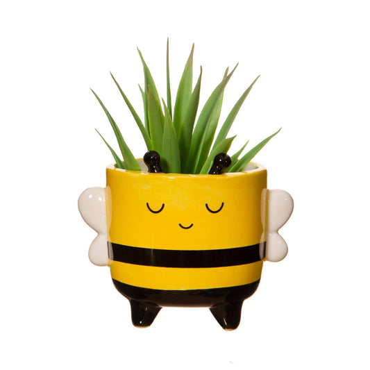 Mini bee planter on legs