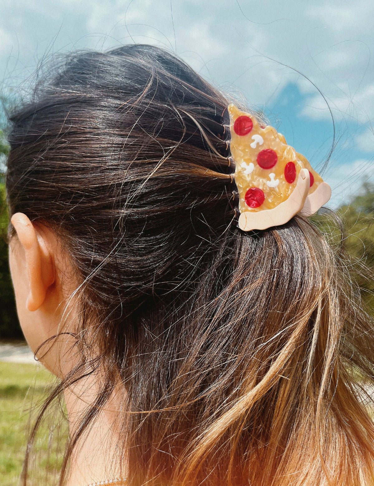 Pince à cheveux Pizza de New York