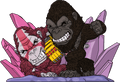 Figurine Kong vs Skar King
