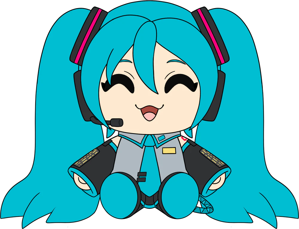 hatsune miku plush 9in youtooz