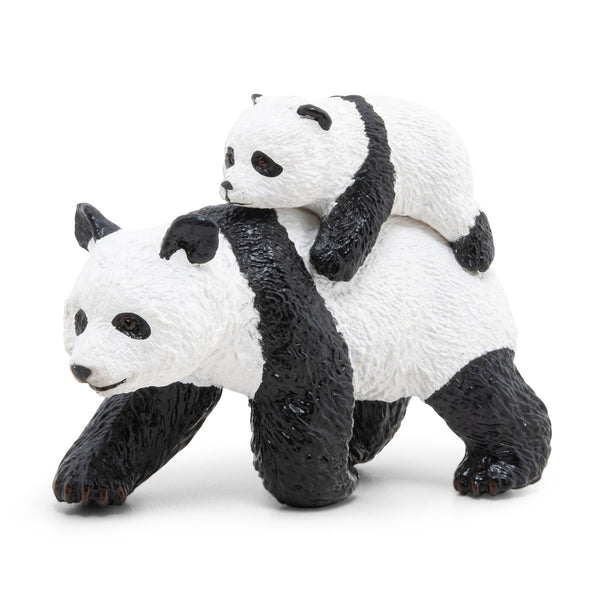 Figurine Panda et son bébé Papo - animal sauvage